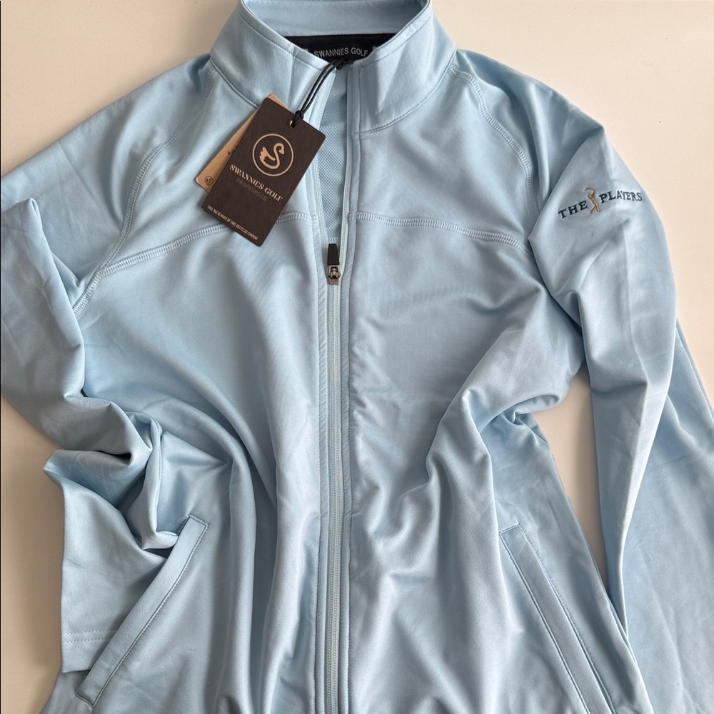 The PLAYER championship Golf Women's Sky Blue Utility Jacket